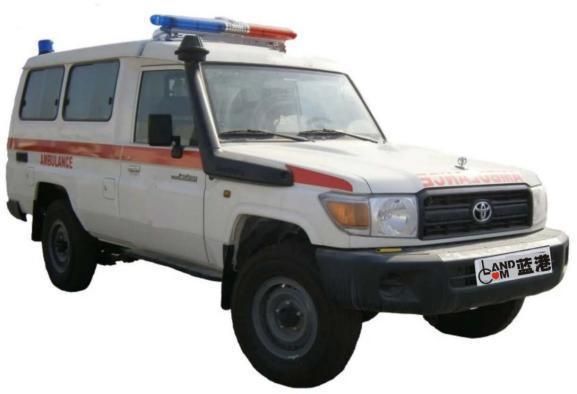 Toyota V8 Engine 4X2 4X4 off Road ICU Negative Pressure Patience Delivery Ambulance (LHD)