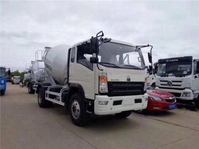 Sinotruck HOWO 4X2 3 Cubic Meters Mini Small Concrete Mixer Truck Dimensions