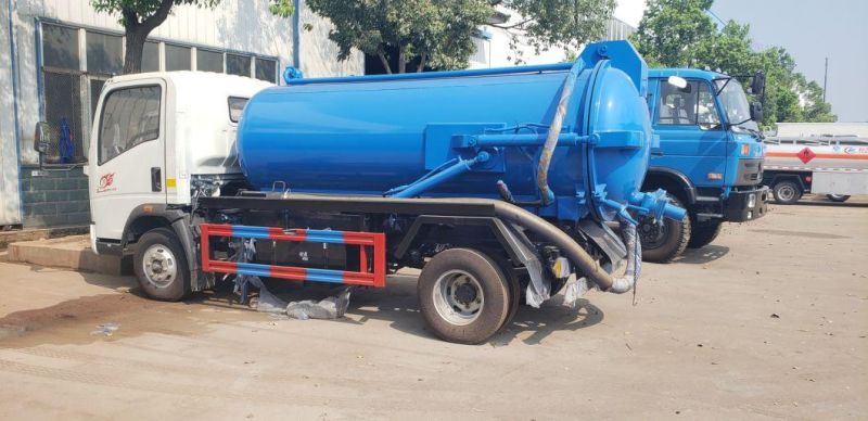 Low Price 4X2 4cbm Sewage Suction Truck with Chinese Brand Engine