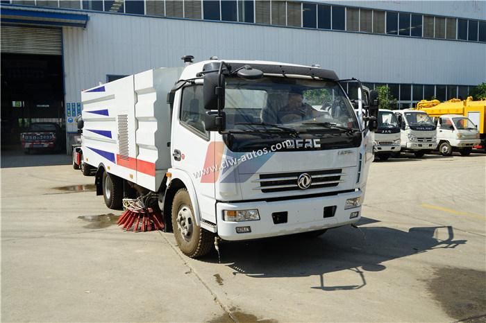 Street Cleaning Road Washing Dust Collecting Dongfeng Vacuum Street Sweeper Trucks for Sale in Philippines