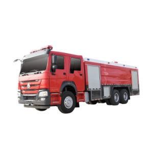 10ton Sinotruk HOWO Water Foam Dry Powder Combined Fire Truck Euro3