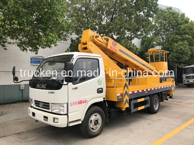 4X2 6wheels Skylift Truck Hydraulic Boom Lift Hydraulic Computer Control 26meters 28meter Bucket Truck