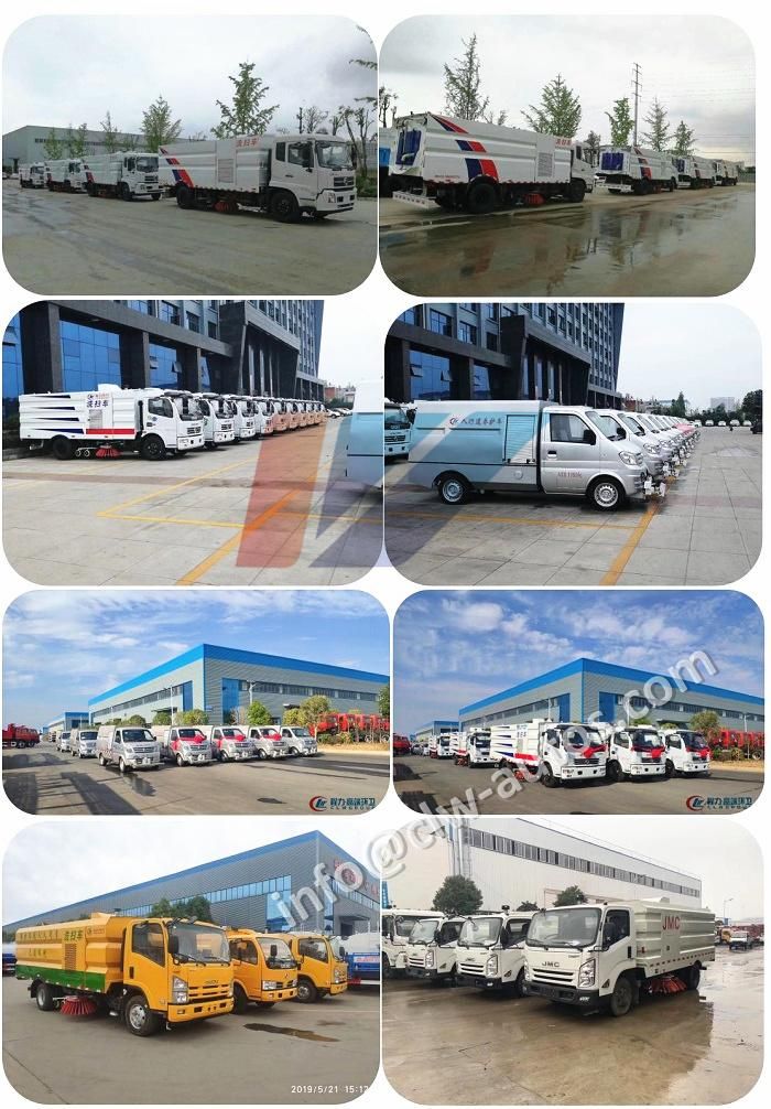 Dongfeng Street/Square/Factory/Airport Cleaning Vehicle 8cbm 8tons Vacuum Road Sweeper