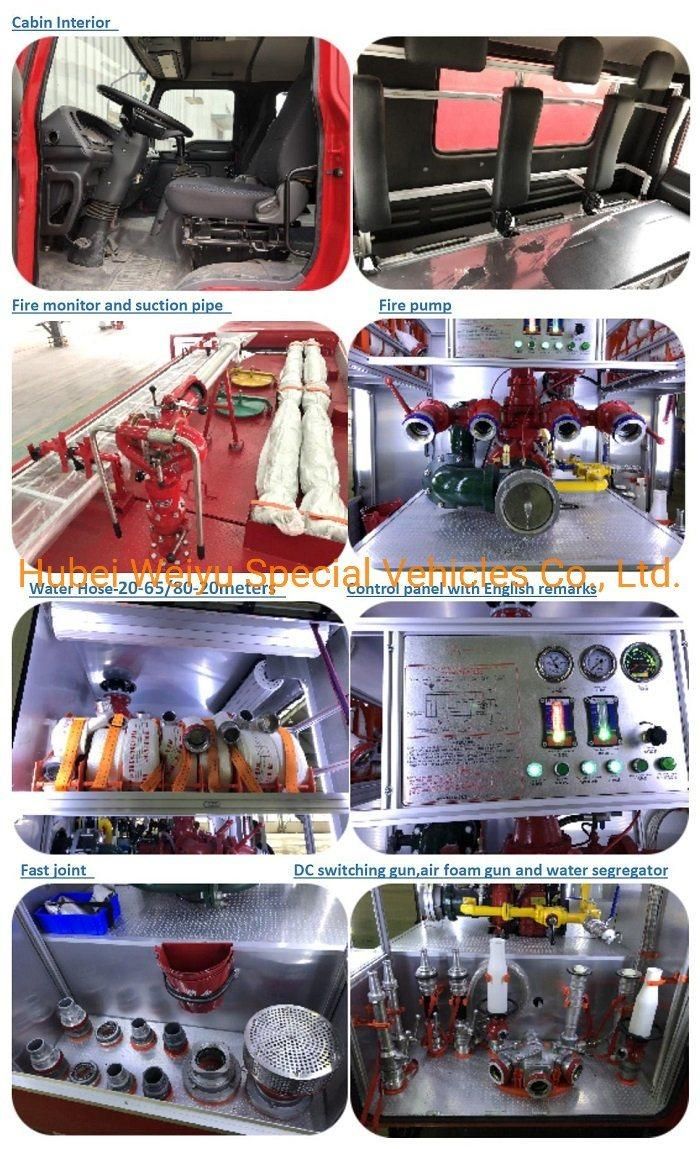 Sinotruk 10tons Water 2tons Foam HOWO 18meters Water Tower Fire Truck