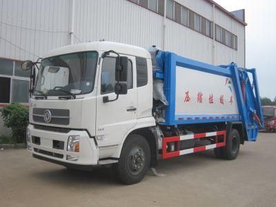 4X2 10 Cubic 10cbm 10m3 10ton Compressed Garbage Truck with Swing Arm