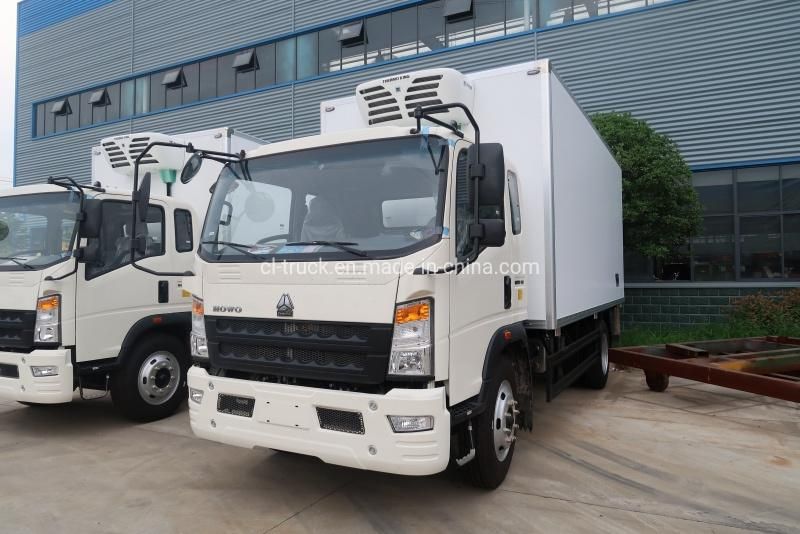 Sinotruk HOWO Light Rhd LHD Refrigerator Trucks Freezer 5tons 5000kgs