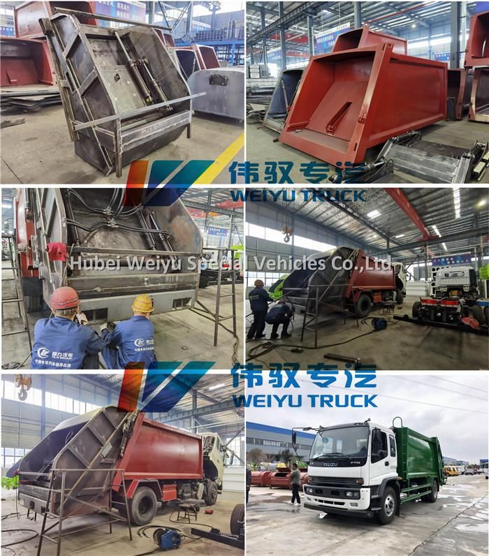 Isuzu Ftr 10tons 12tons Compactor Garbage Truck Refuse Collection Vehicle