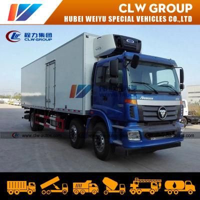 Foton 6*4 Van Refrigerated Freezer Truck 25tons Refrigerator Truck for Meat and Fish