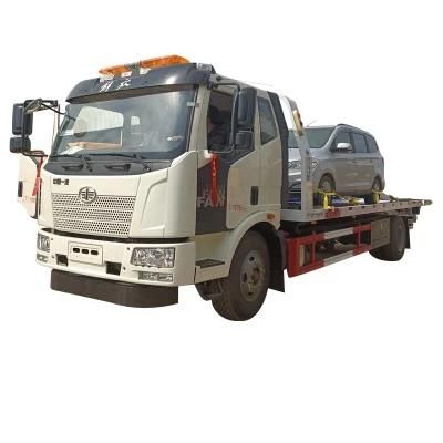 4*2 FAW Tray Tow Truck Under Wheel Lift 6tons