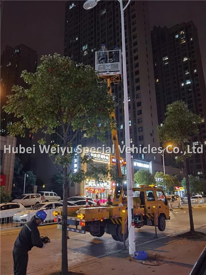 China Brand Jmc 4X2 23meters Telescopic Boom Aerial Work Platform Truck with Hydraulic Lifter Boom Truck