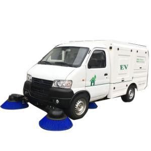 2 Axles Small Size 240L Electric Battery Road Sweeper