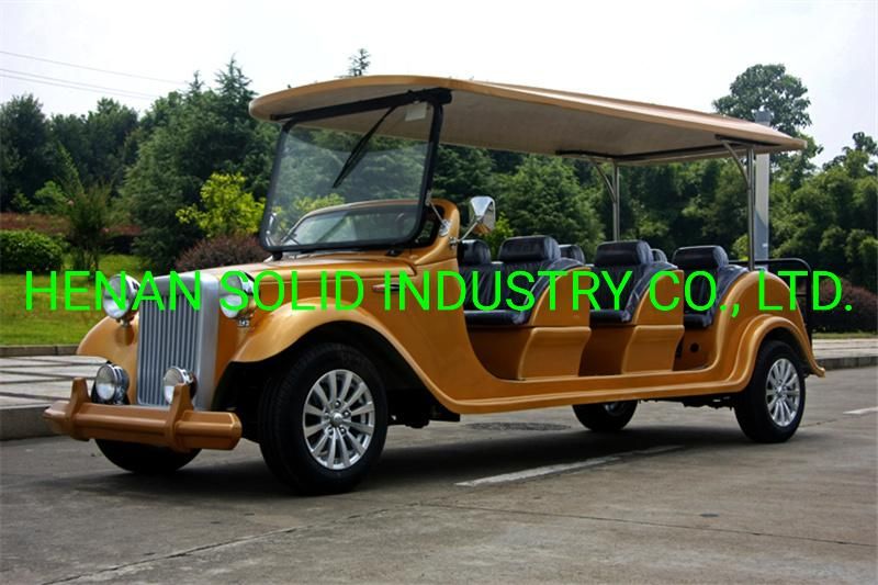 Classic Electric Vehicle/High Quality Vintage Car/Zhenda Gran Torino/Red Golf Electric Car