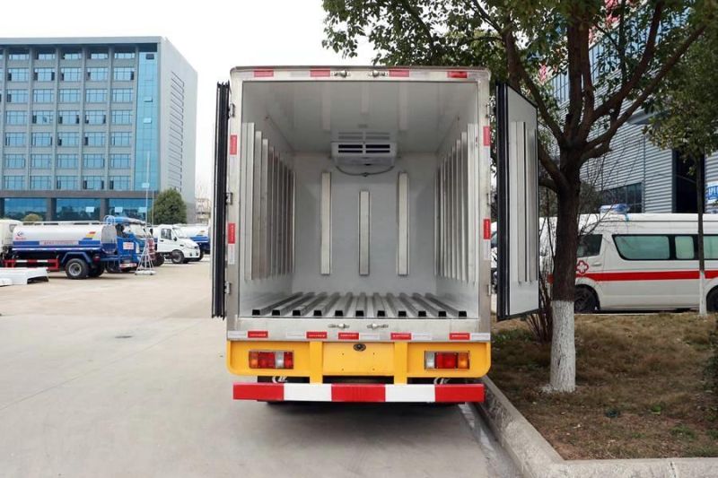 Japanese Brand Isuzu 4X2 Diesel Engine Refrigerated Teuck Optional Refrigerated Temperature 4m Length Length Van Cooling Box Truck