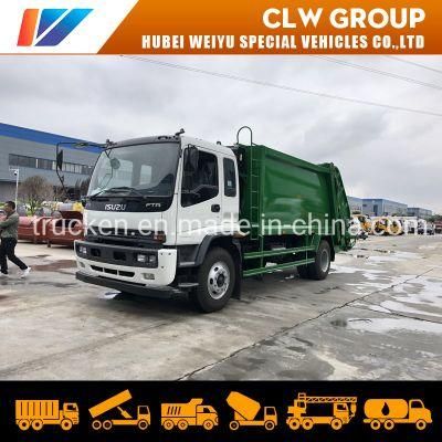 Isuzu Ftr 10tons 12tons Compactor Garbage Truck Refuse Collection Vehicle