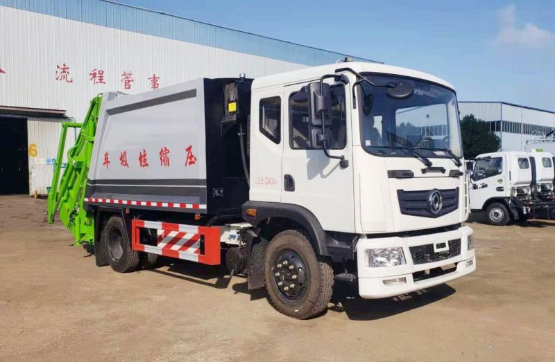 Natural Gas Compressed Garbage Truck 10cbm 14cbm CNG Garbage Truck Factory Outlet