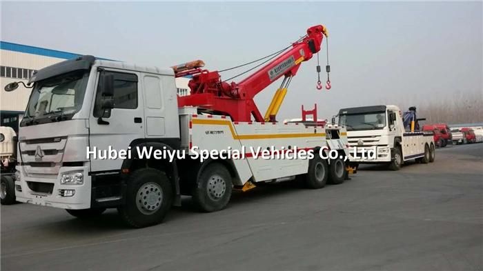 Durable Rhd 30t HOWO Recovery Truck 30tons Road Wrecker for Bus Towing Moving