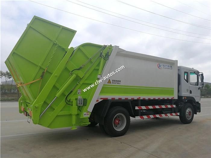 Dongfeng Rear Loader Container Waste Treatment Compressed Garbage Truck
