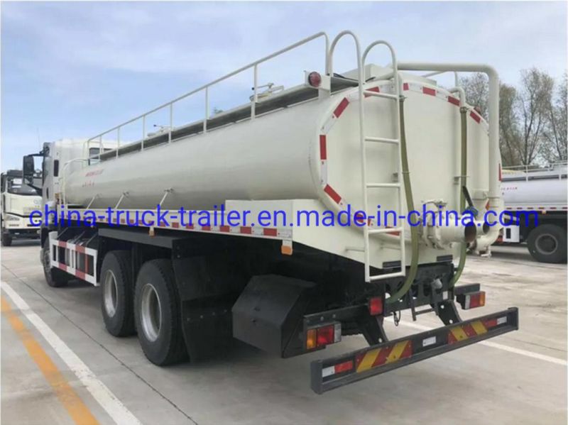 Pitching Equipment Isuzu Qingling Giga 6X4 10 Wheels 380HP Water Transport Truck