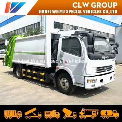 Dongfeng 5tons 5t 6t 7cbm 7000liters 6000L 8000L 7000L Compactor Garbage Collection Truck