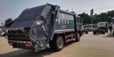 Dongfeng HOWO Isuzu 14m3 Manual Truck Mounted Rear Loader /Trash Refuse Compactor Truck for Sale