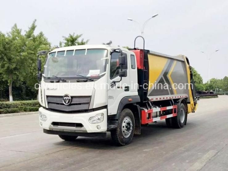 Foton 12cbm (10ton) Garbage Refuse Compactor Waste Collection Truck