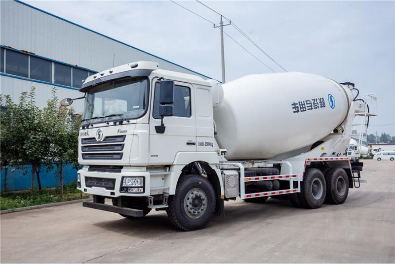 White Color Heavy Duty Construction Using Concrete Mixer Truck 12cbm