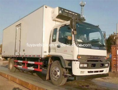 Heavy 6m Long Van Cargo 8ton 9ton 10ton Cold Chicken Meat Transportation Freezer Truck