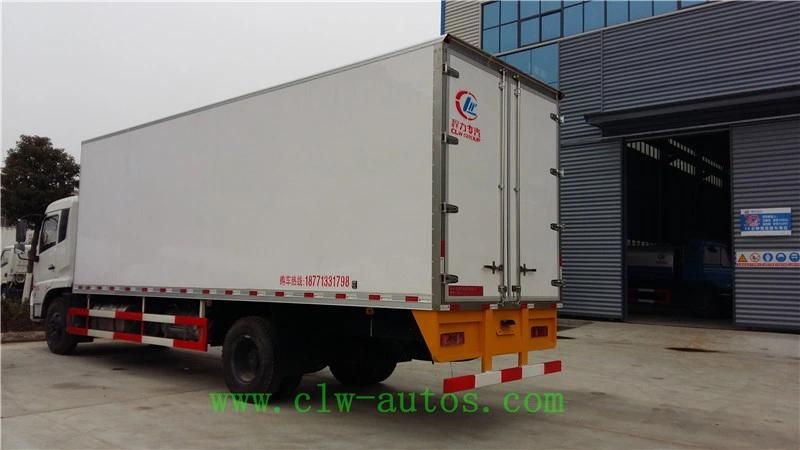 Dongfeng 4X2 190HP Euro3 30-35m3 Tianjin Freezer Box Truck, Refrigerator Van Truck for Cooling Negative 18 Centi-Degree