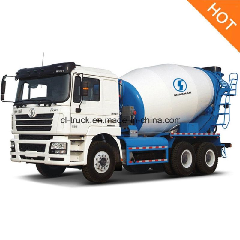Shacman F3000 F2000 M3000 Euro3 Euro4 Euro5 Mobile Diesel and CNG 8m3 9m3 10m3 Concrete Mixer Truck Price for Sales
