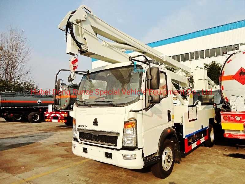 12-28m Rhd HOWO Light Diesel Aerial Bucket Truck