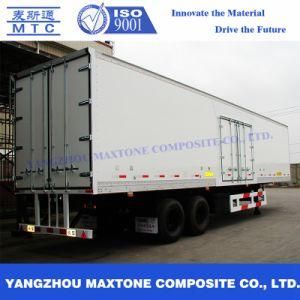 Maxtone Semi Trailer Body with FRP Panel Dry Cargo Truck Body