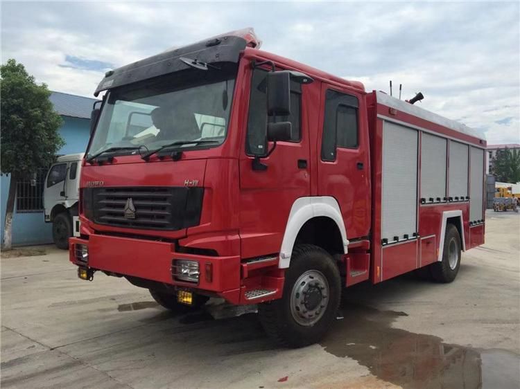 Export to Pakistan Sinotruk HOWO 4*4 Foam Fire Truck