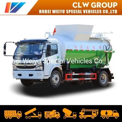 Chengli Dongfeng Brand Kitchen Trash Collection Garbage Truck with Side Bucket Lifting