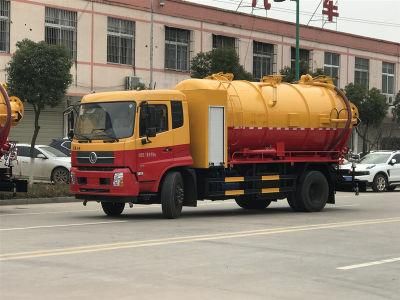 12 Cbm Combined Jetting and Vacuum Truck with High Pressure Pump for Sale