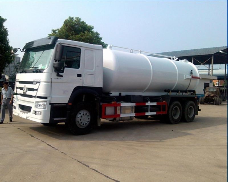 Sinotruk HOWO 6X4 Vacuum Sewage Truck 12000L Sewage Suction Truck