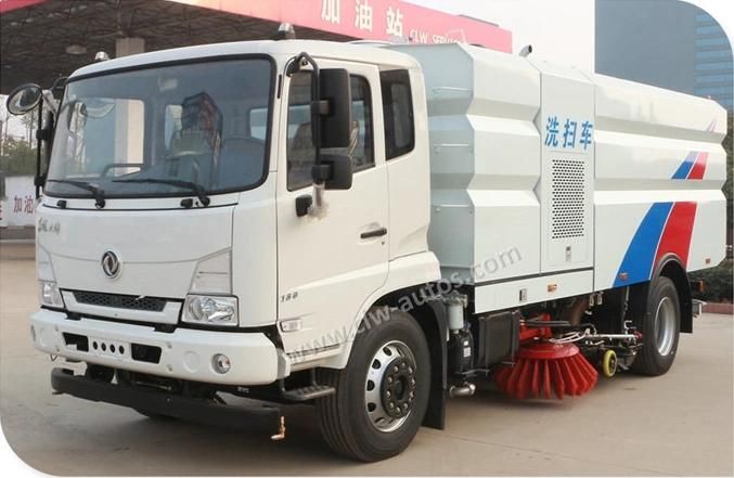 4*2 Washing Street Sweeping Vehicle 15, 000 L Cleaning Road Sweeper Washing Trucks for Sale