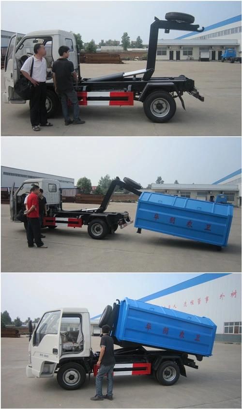 Sinotruk HOWO Skip Loader Container 10m3 Swing Arm Garbage Truck Price