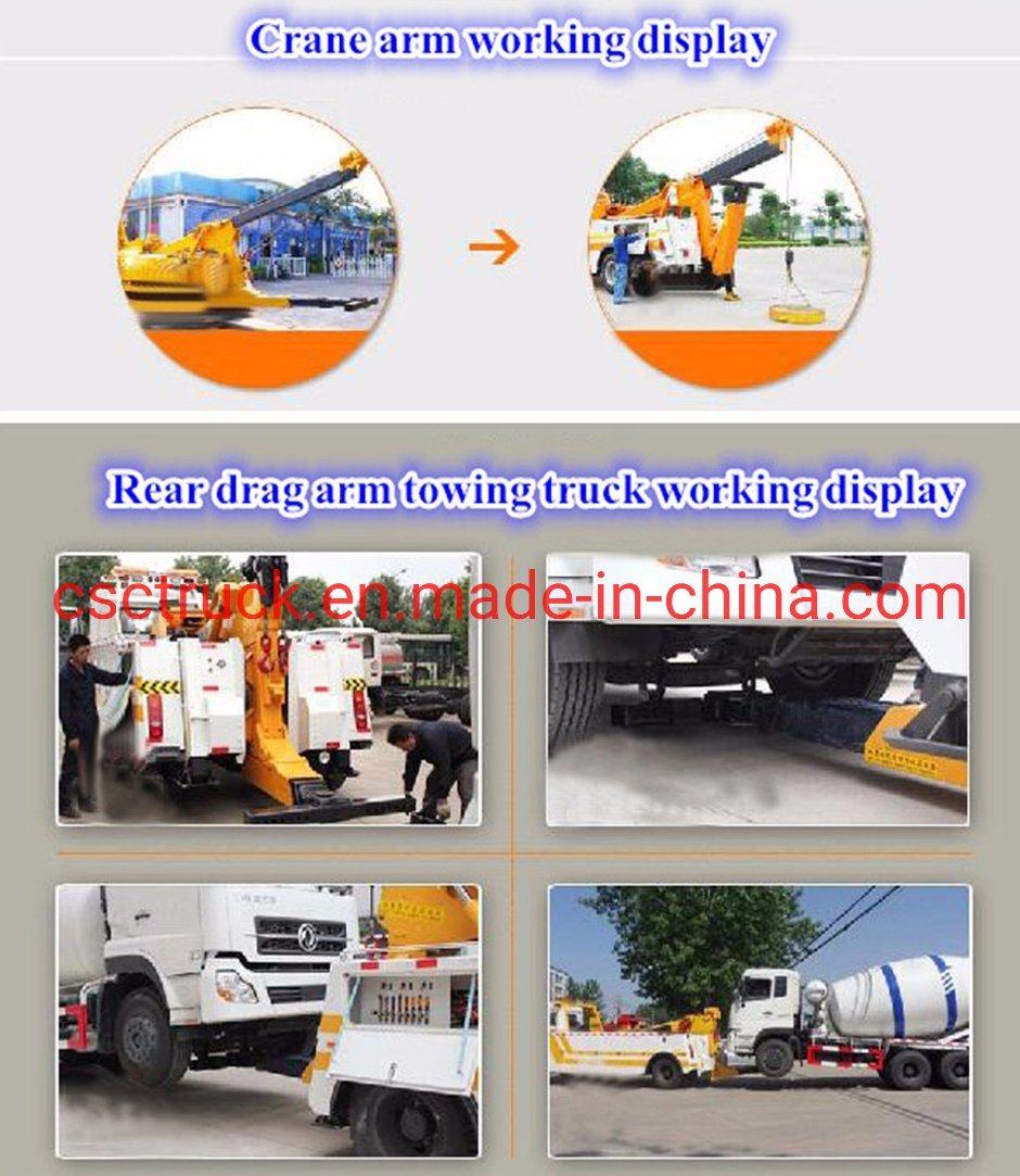 Sinotruk HOWO 6X4 8X4 50t 360 Degree All Rotation Tow Truck