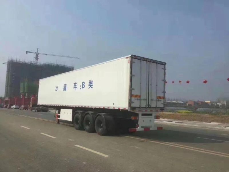 High Quality 25 Tons 75000 Liters Tri-Axles Refrigerated Freezer Semi Trailer for Sale