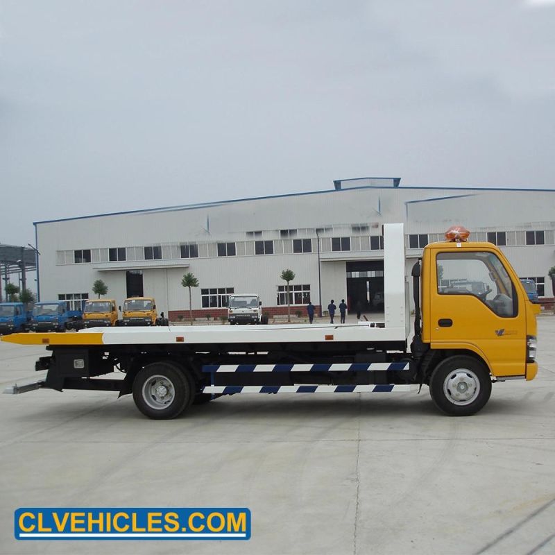 China Isuzu 600p Wrecker Truck Flatbed Tow Truck Tow Truck Towing Truck