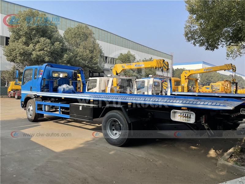 HOWO 3tons 5tons Customized Platform Wrecker Flatbed Towing Trucks Wrecker Rescue Truck Road Recovery Truck