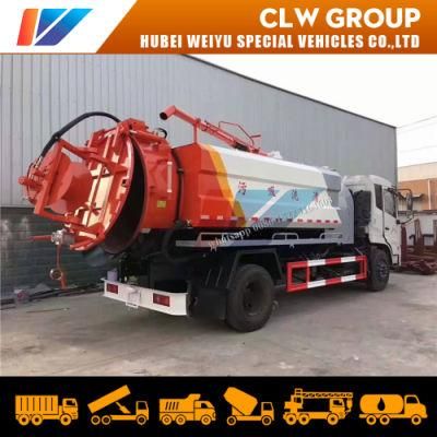 Widely Used Sewage Sucking Truck 4*2 City Popular 12000 Liters 14m3 Vacuum Truck