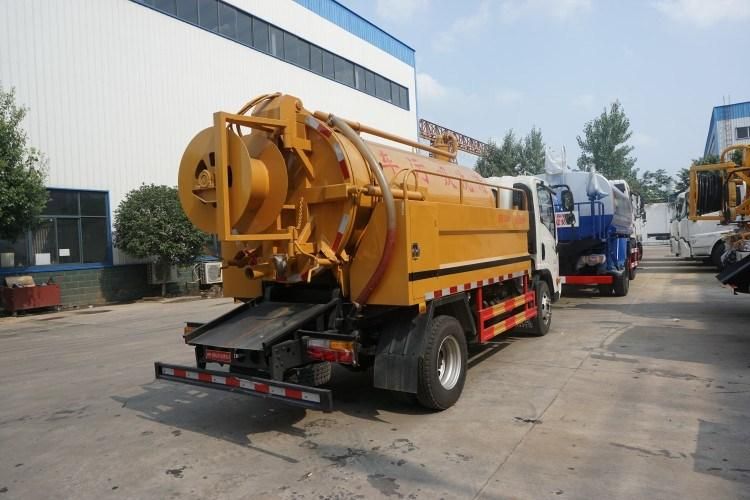 Small Capacity High Pressure Sewage Combined Jetting Vacuum Suction Truck