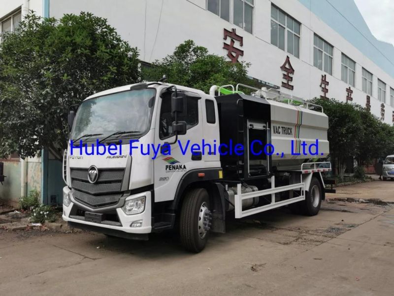 Dongfeng Small 6tons Sewage Suction Cleaner 6000 Litres High Pressure 6m3 Fecal Suction Truck