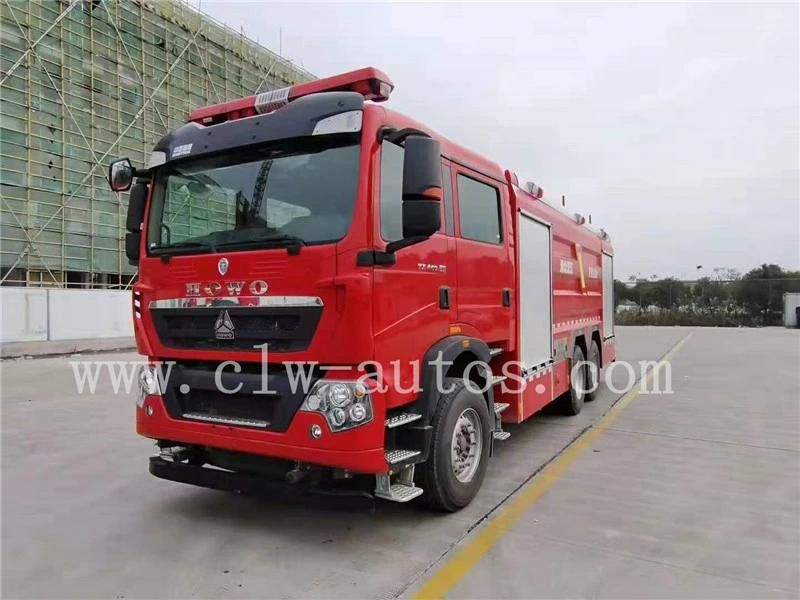 HOWO 6X4 Fire Rescue Water and Foam Tank Truck Fire Fighting Truck Emergency Fire Engine Fire Pumper Trucks