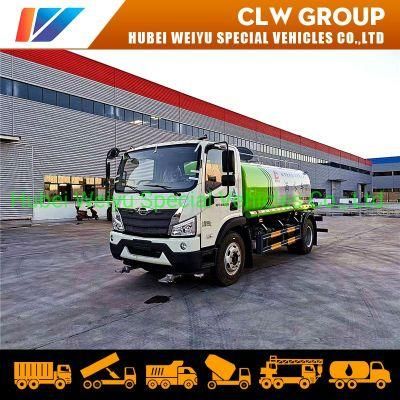 Foton Forland 8000liters 8cbm 8tons Water Sprinkler Truck Water Spraying Truck with High Pressure Water Cannon