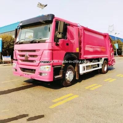 Sinotruk HOWO 4X2 12 Ton Compactor 12cbm Rear-Loading 12m3 Compressed Garbage Truck