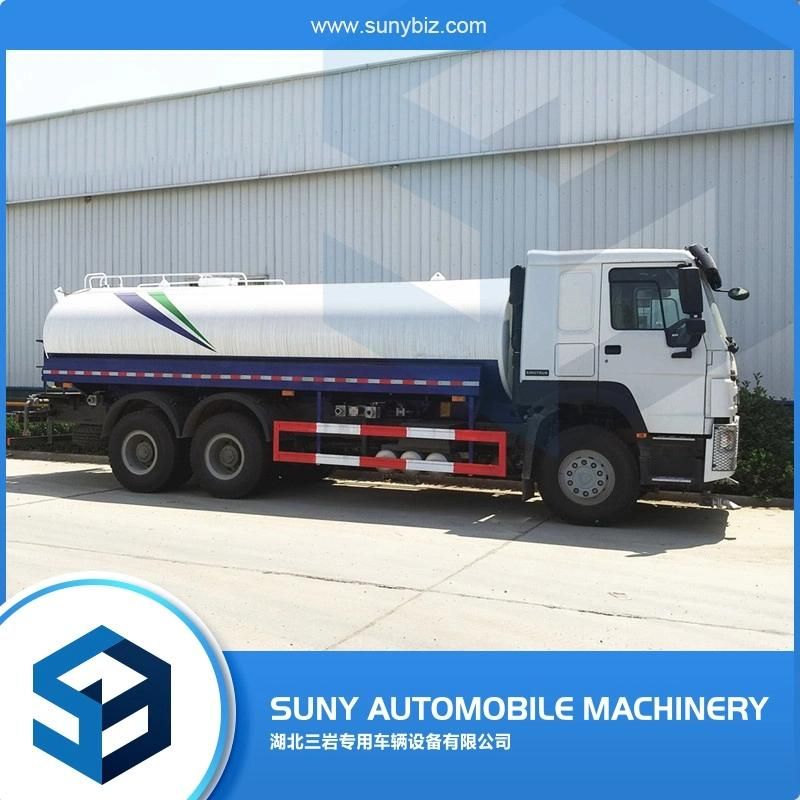 HOWO 20m3 6X4 Powerful Water Sprinkler Tank Truck