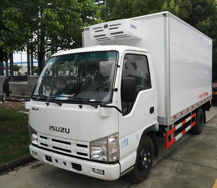 100p Refrigerated Truck 4X2 Freezer Cargo Van Refrigerator Truck for Isu-Zu
