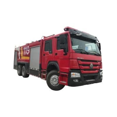 High Quality Sinotruk HOWO 6X6 Offroad 10tons 15tons Fire Rescue Engine Truck